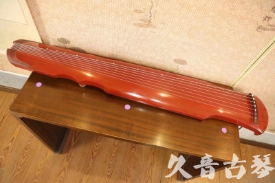 深圳市●久音古琴  ●典藏系列  20230608[红洒金伏羲]